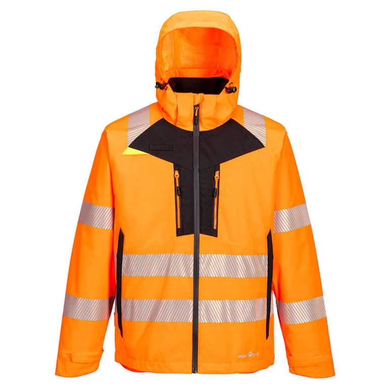 Chaqueta de trabajo Alta Visibilidad Impermeable 4 en 1 Portwest DX466