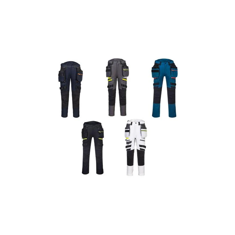 Pantalones de trabajo Holster Mujer Portwest DX4 Multibolsillos Stretch DX452