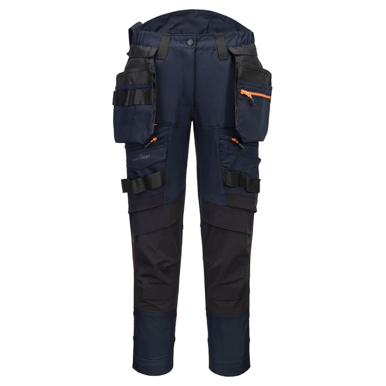Pantalones de trabajo Holster Mujer Portwest DX4 Multibolsillos Stretch DX452