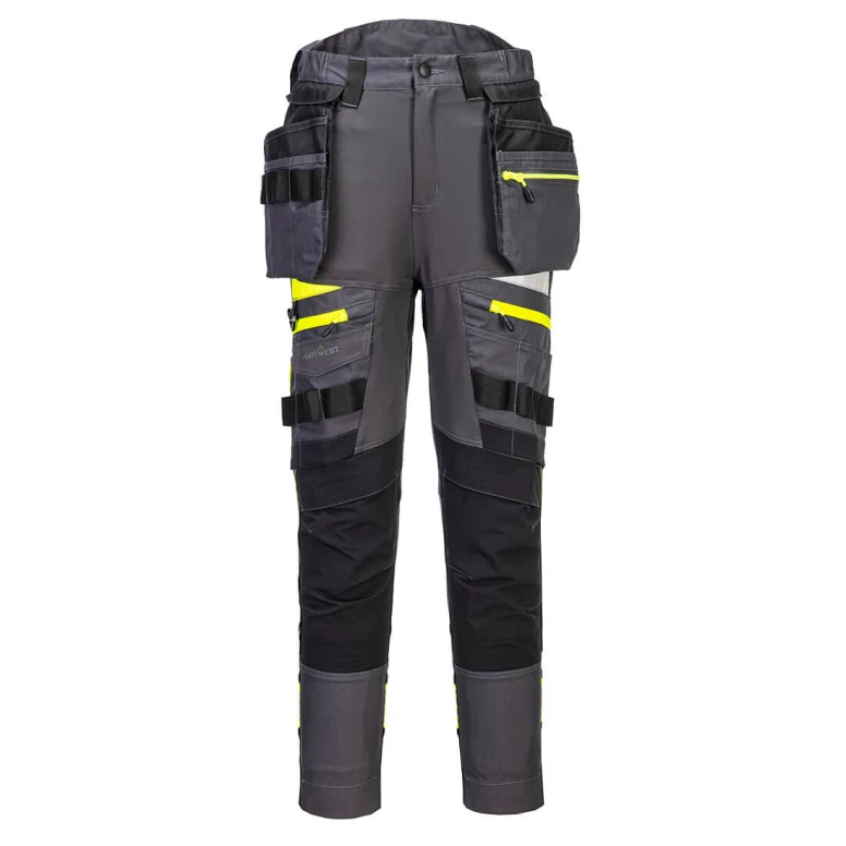 Pantalones de trabajo Holster Mujer Portwest DX4 Multibolsillos Stretch DX452