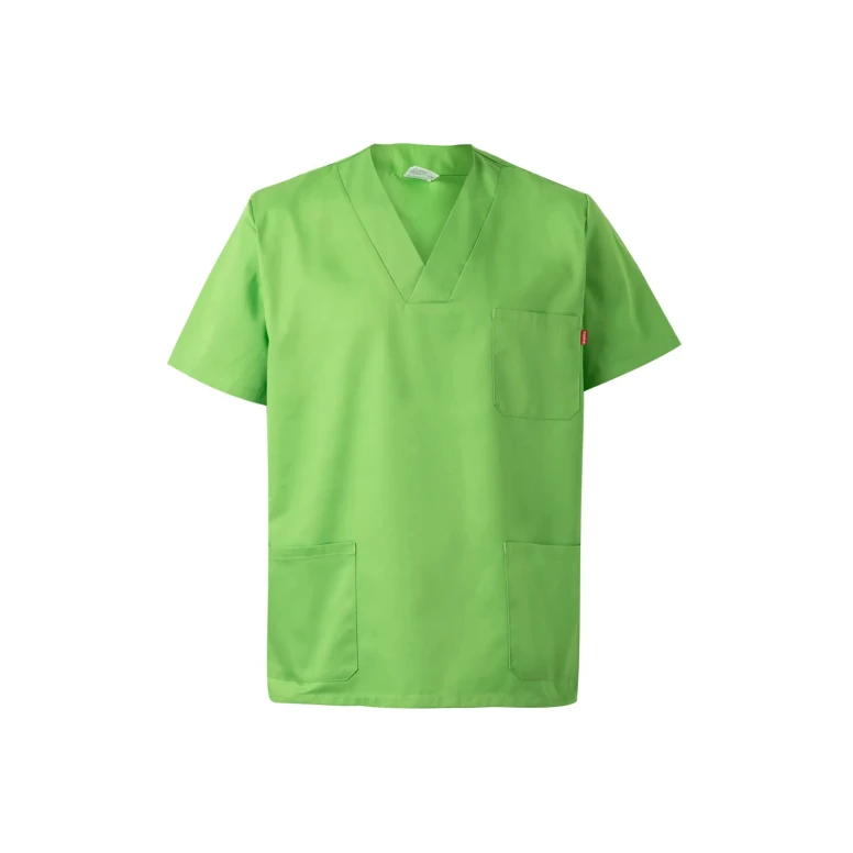 Blusa sanitaria de manga corta de trabajo Multibolsillos Velilla 589
