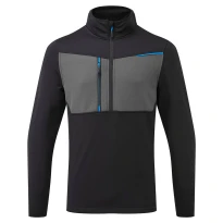 Sudadera de trabajo WX3 Cremallera media Portwest T755