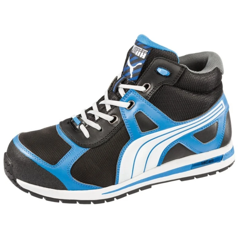 Zapatos de seguridad Puma Aerial Mid S1P Altos de Invierno acolchados PUMA