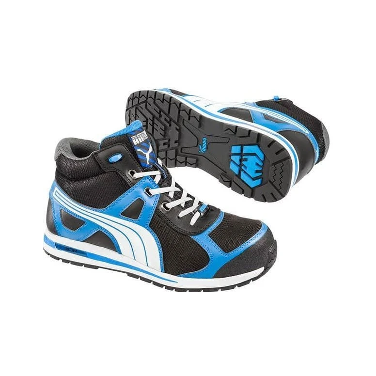 Zapatos de seguridad Puma Aerial Mid S1P Altos de Invierno acolchados PUMA
