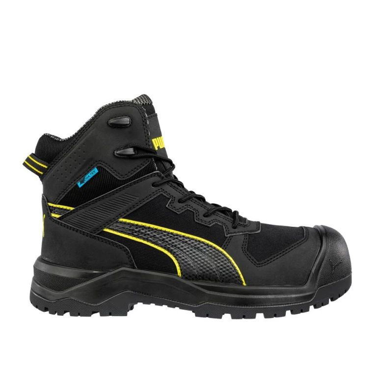 Zapatos de seguridad Puma Rock HD Black Ctx S7S FO LG CI SR 632700