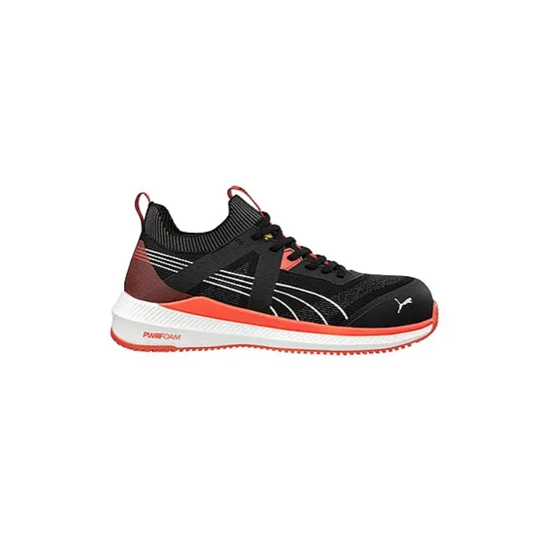 Zapatos de seguridad Puma Turbo Black/Red Low S1PS ESD FO HRO SR 645020
