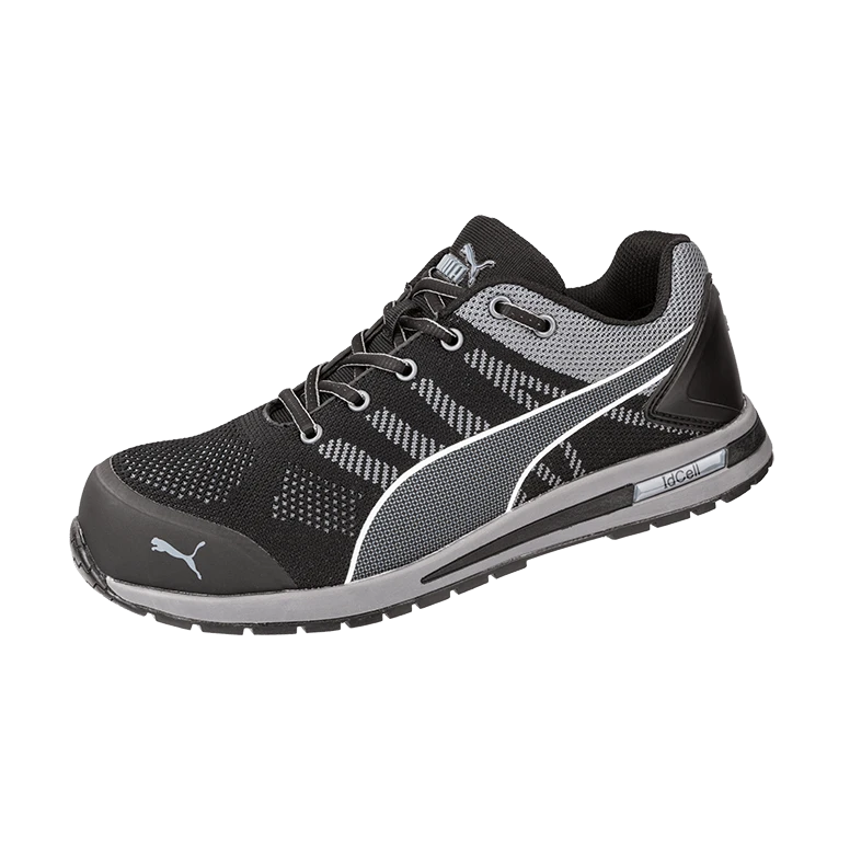 Zapatos de seguridad Puma ELEVATE KNIT BLACK LOW S1P HRO ESD SRC 643160
