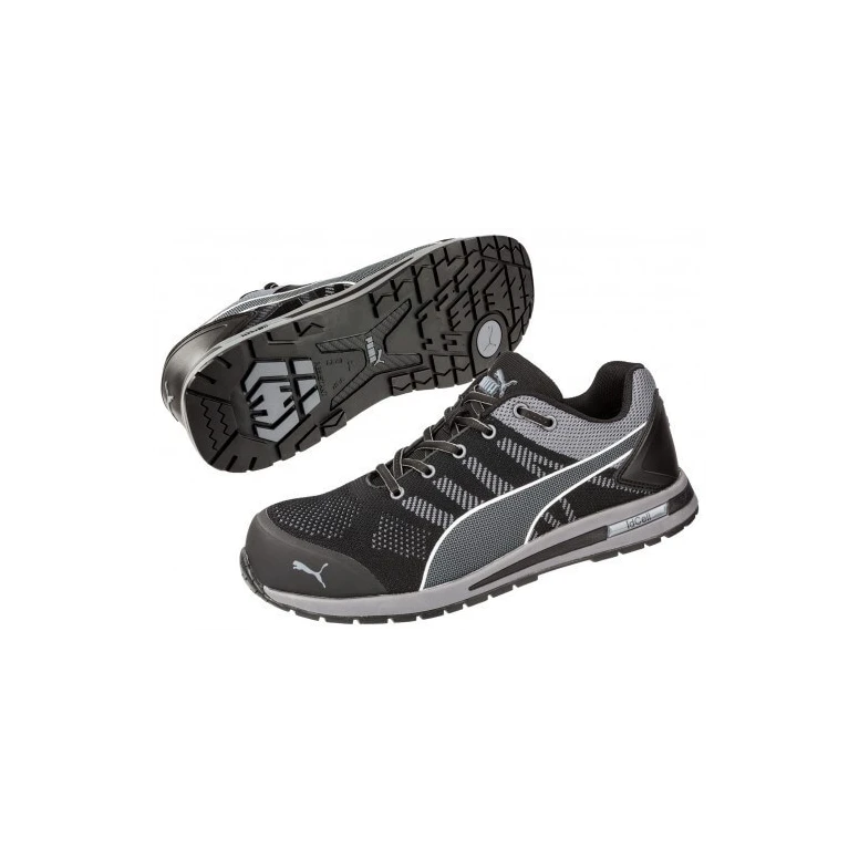 Zapatos de seguridad Puma ELEVATE KNIT BLACK LOW S1P HRO ESD SRC 643160