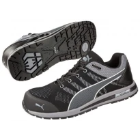 Zapatos de seguridad Puma ELEVATE KNIT BLACK LOW S1P HRO ESD SRC 643160