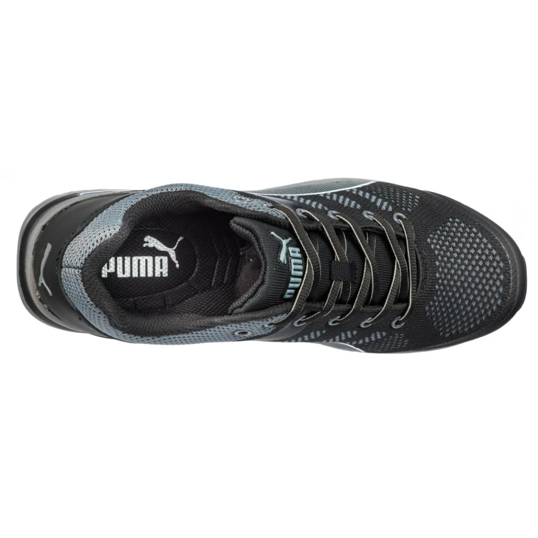 Zapatos de seguridad Puma ELEVATE KNIT BLACK LOW S1P HRO ESD SRC 643160