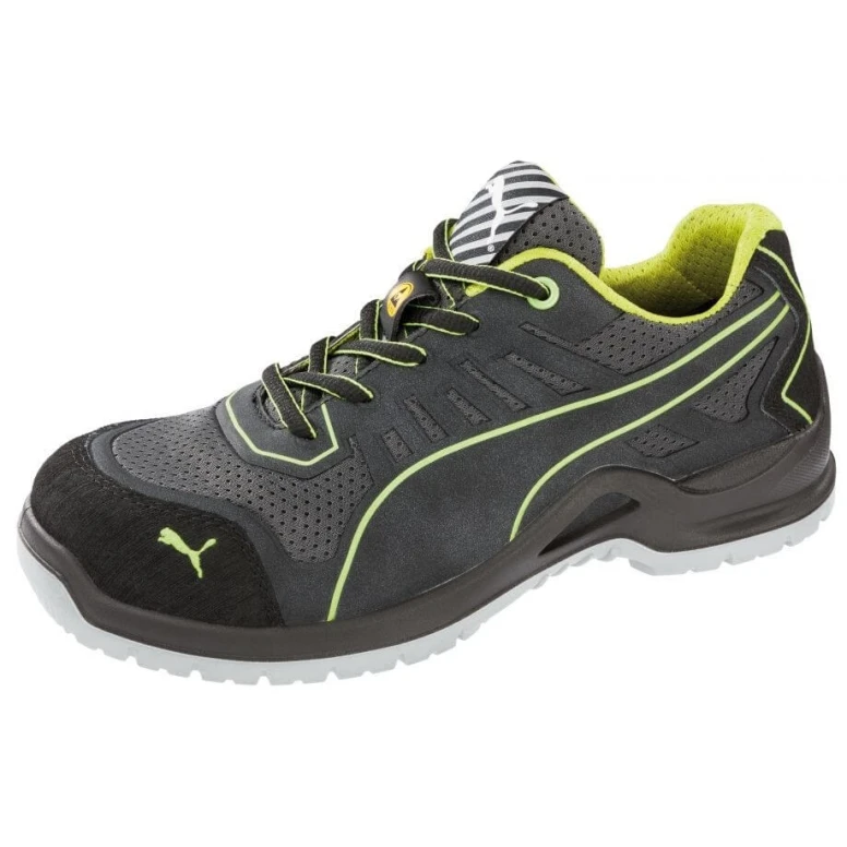 Zapatos de seguridad Puma Fuse TC Green Low S1P ESD SRC 644210