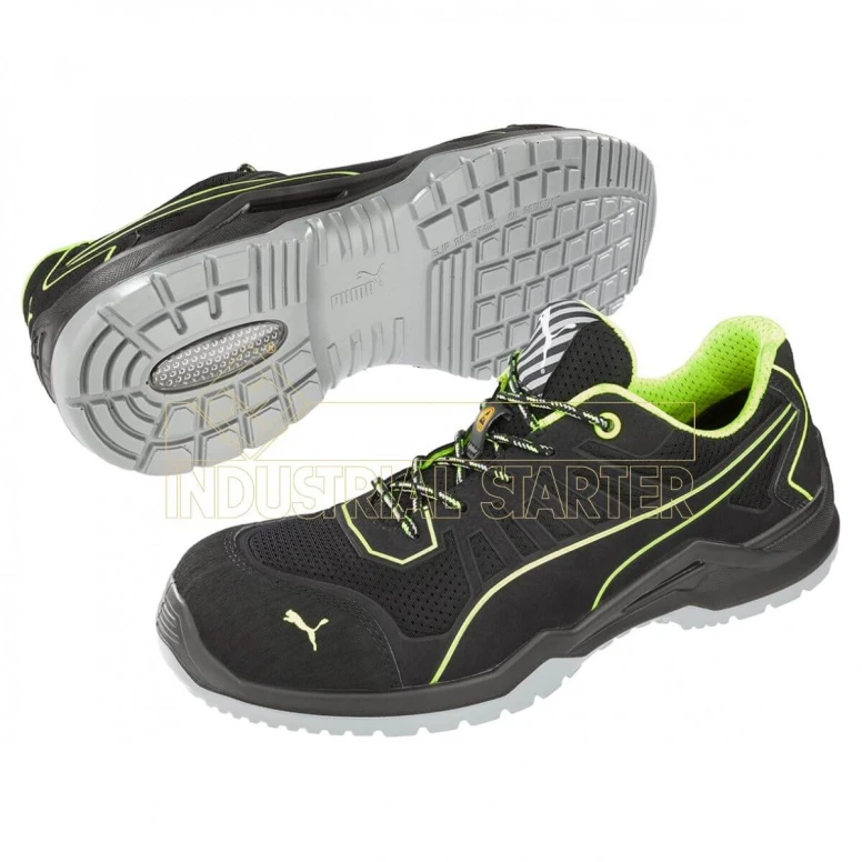Zapatos de seguridad Puma Fuse TC Green Low S1P ESD SRC 644210