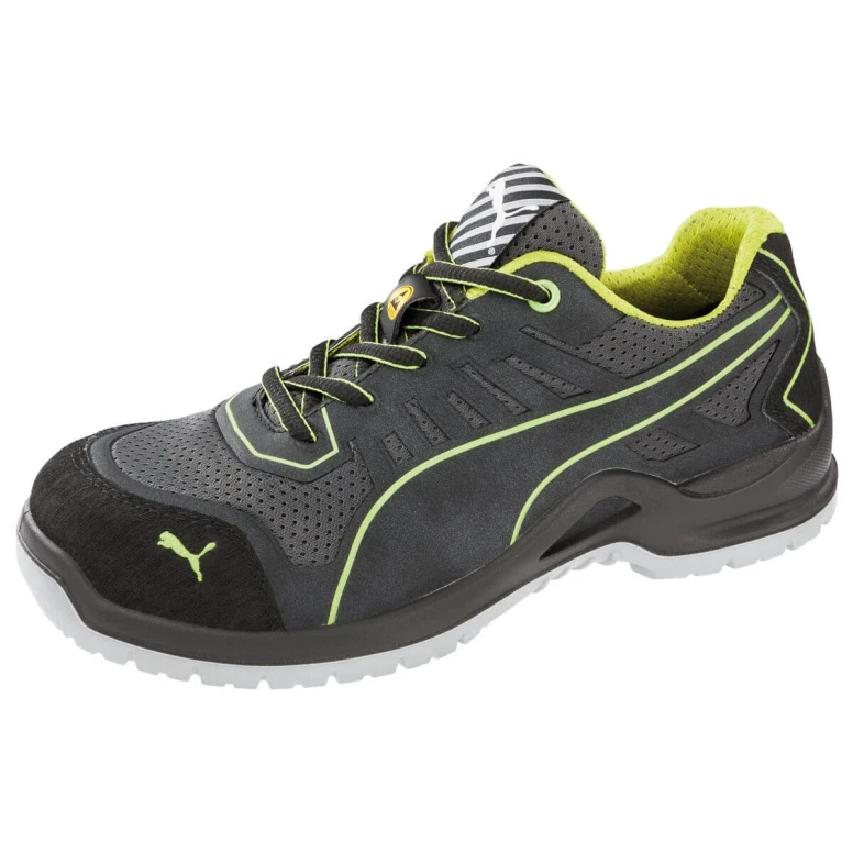 Zapatos de seguridad Puma Fuse TC Green Low S1P ESD SRC 644210