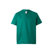 Blusa sanitaria de manga corta de trabajo Multibolsillos Velilla 589