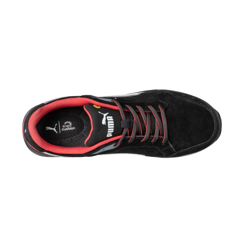 Zapatos de seguridad Puma Airtwist Black/Red Low S3 HRO ESD SRC 644630