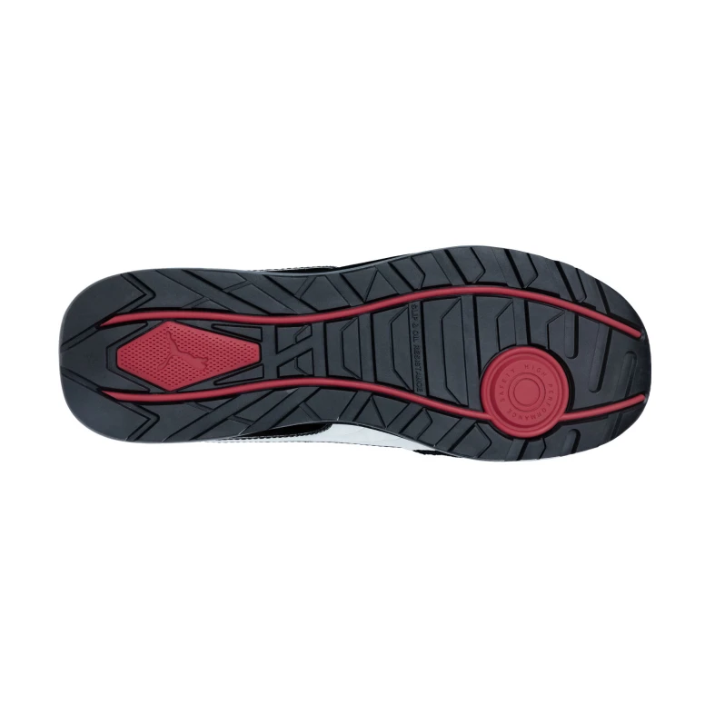 Zapatos de seguridad Puma Airtwist Black/Red Low S3 HRO ESD SRC 644630