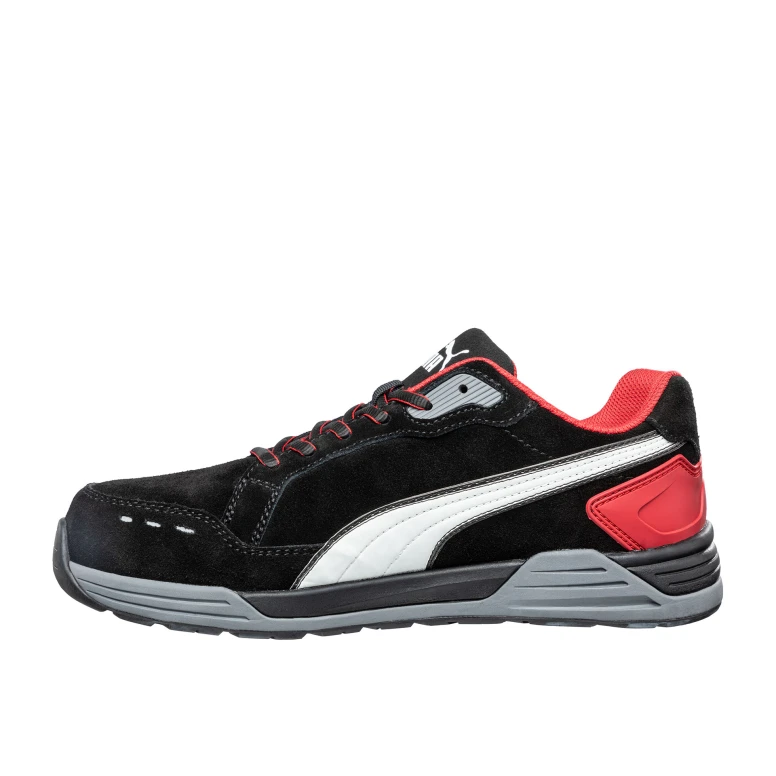 Zapatos de seguridad Puma Airtwist Black/Red Low S3 HRO ESD SRC 644630