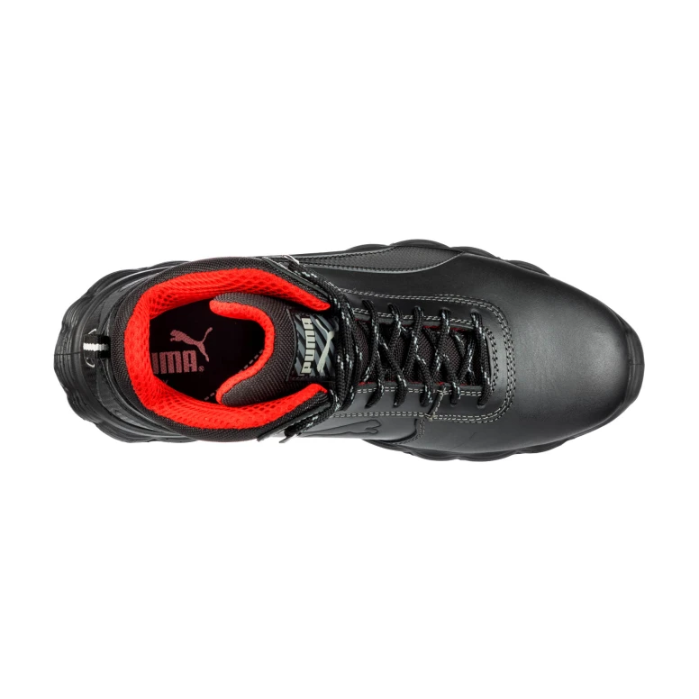 Zapatos de seguridad Puma Condor Black Mid S3 ESD SRC 630101