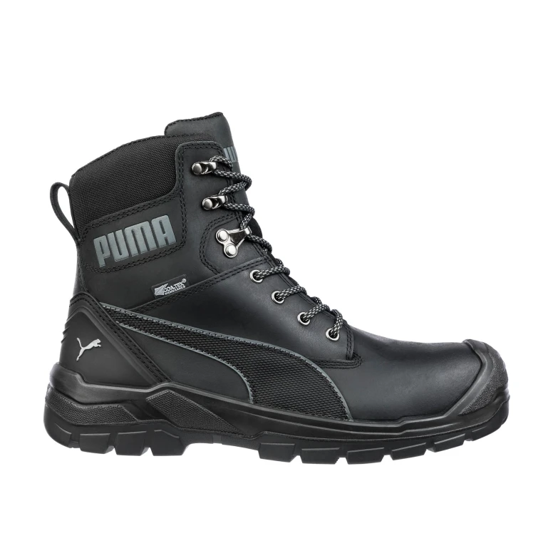 Zapatos de seguridad Puma Conquest Black CTX High S3 HRO WR SRC 630730