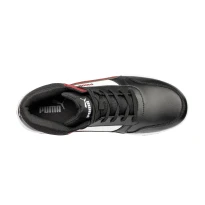 Zapatos de seguridad Puma Frontcourt Negro/Blanco/Rojo Mid S3 FO HRO ESD SRC 630050 2