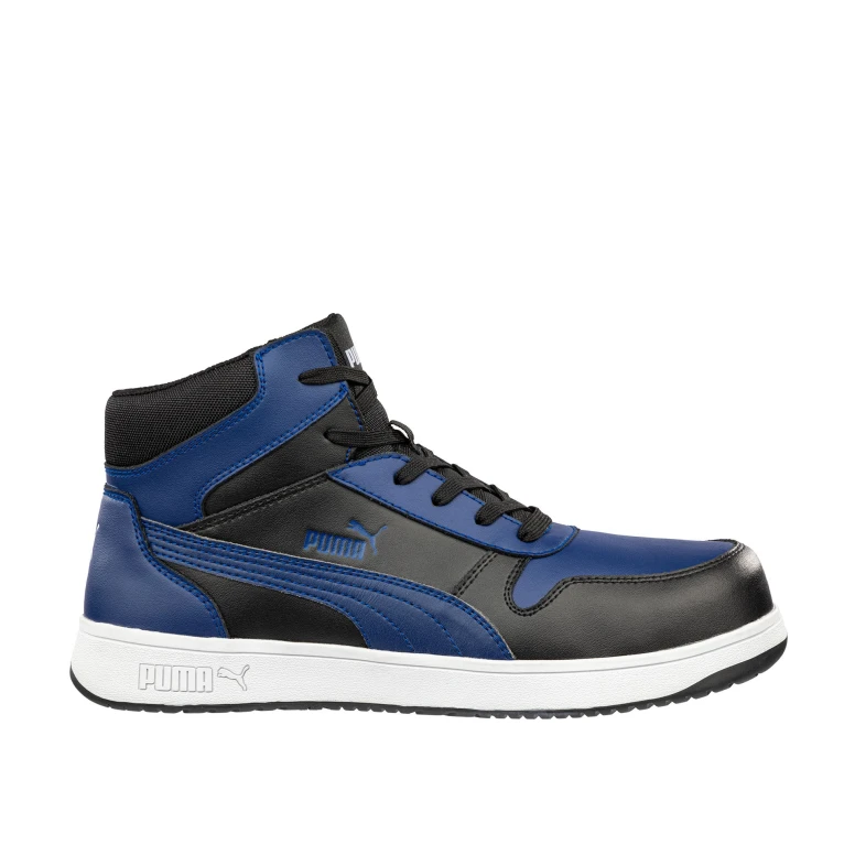Zapatos de seguridad Puma Frontcourt Blue/Black Mid S3 FO HRO ESD SRC 630070