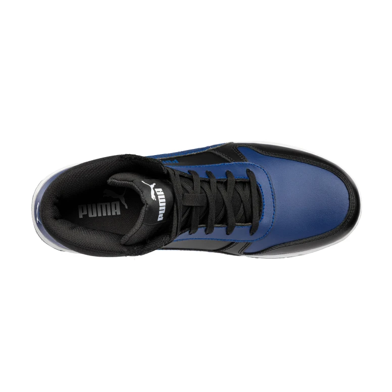 Zapatos de seguridad Puma Frontcourt Blue/Black Mid S3 FO HRO ESD SRC 630070