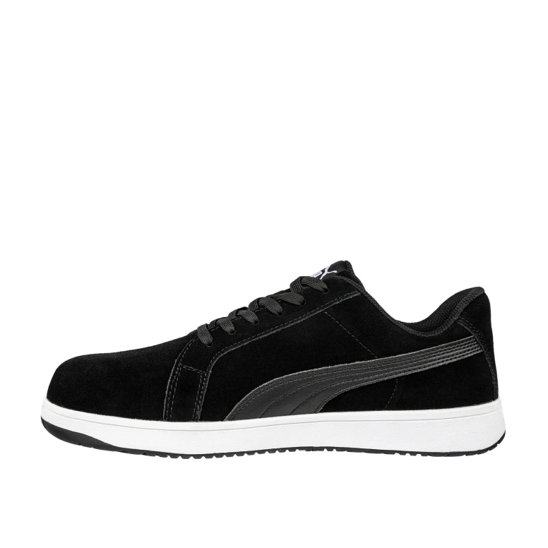 Zapatos de seguridad Puma Iconic Suede Black Low S1P FO HRO ESD SRC 640010