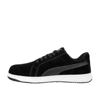 Zapatos de seguridad Puma Iconic Suede Black Low S1P FO HRO ESD SRC 640010