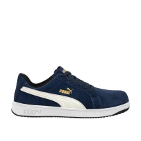 Zapatos de seguridad Puma Iconic Suede Navy Low S1P FO HRO ESD SRC 640020