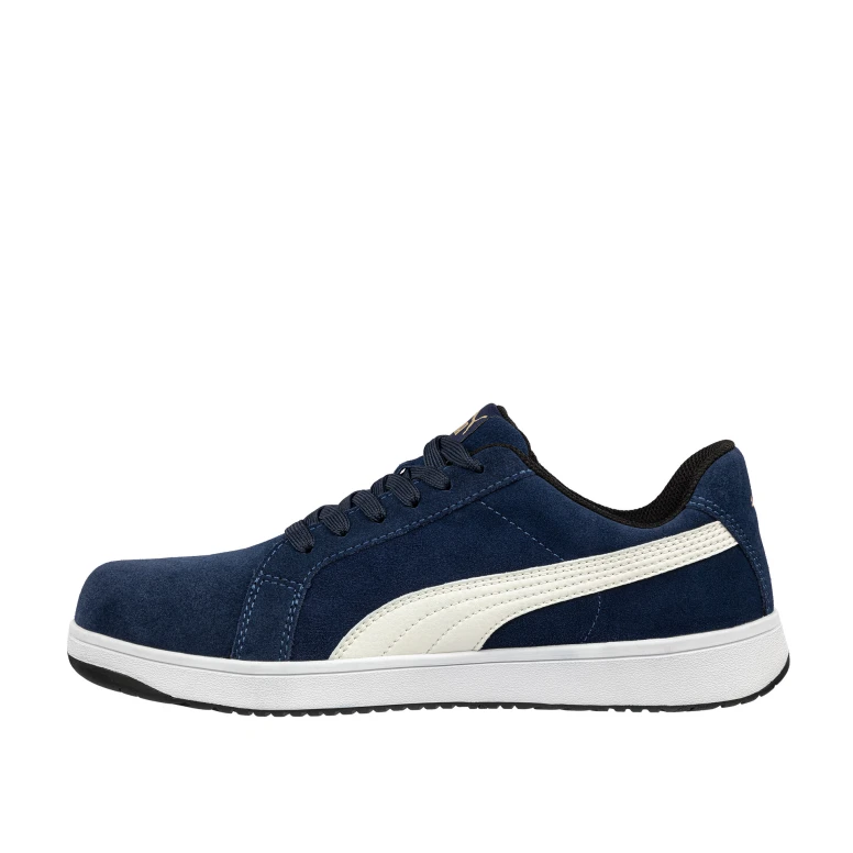 Zapatos de seguridad Puma Iconic Suede Navy Low S1P FO HRO ESD SRC 640020