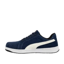 Zapatos de seguridad Puma Iconic Suede Navy Low S1P FO HRO ESD SRC 640020