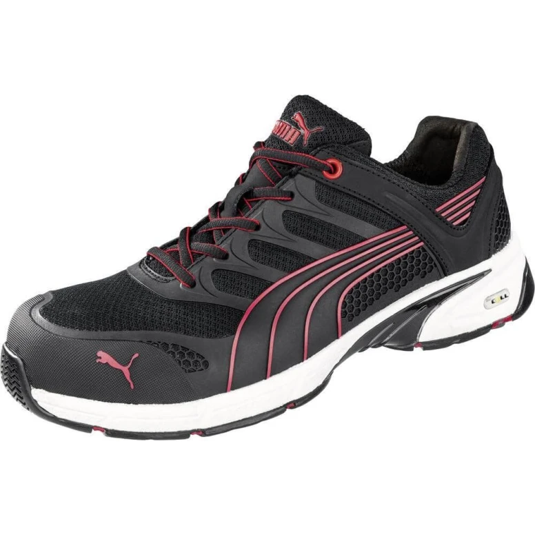 Liquidación total - Zapatos de seguridad Puma Fuse Motion Red Low S1P HRO SRC- Número 39