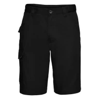 Bermuda de trabajo Multibolsillos en Twill de poliéster y algodón Russell - JE002M