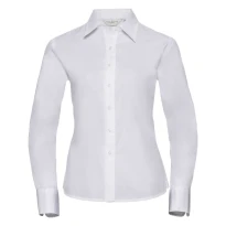 Camisa de trabajo Clásica de manga larga en Twill Mujer Russell - JE916F