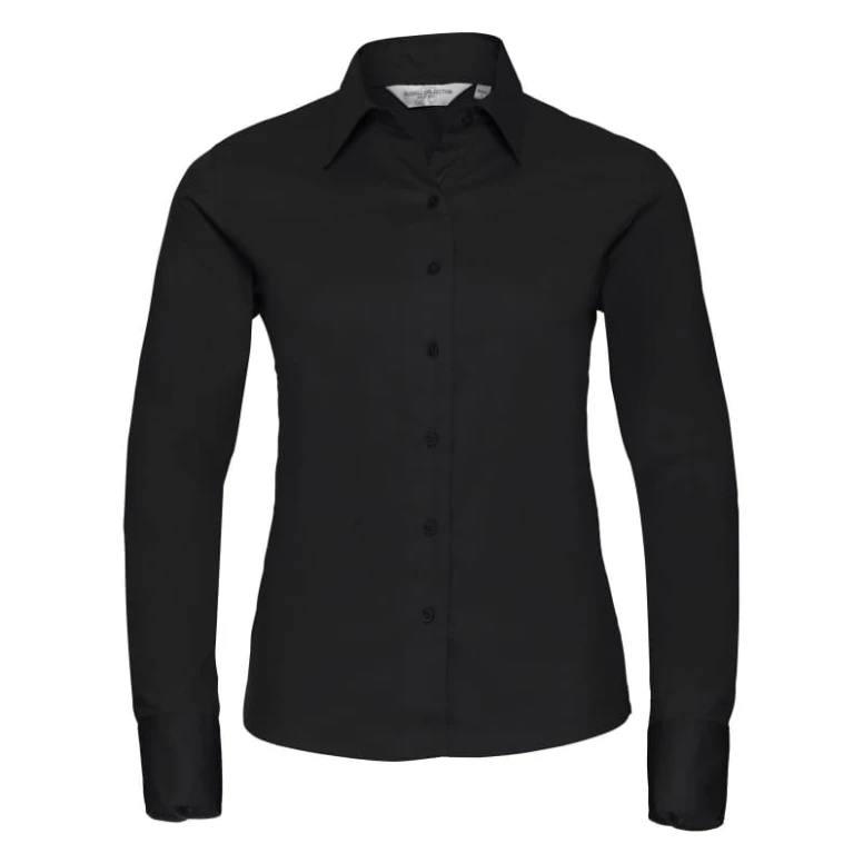 Camisa de trabajo Clásica de manga larga en Twill Mujer Russell - JE916F