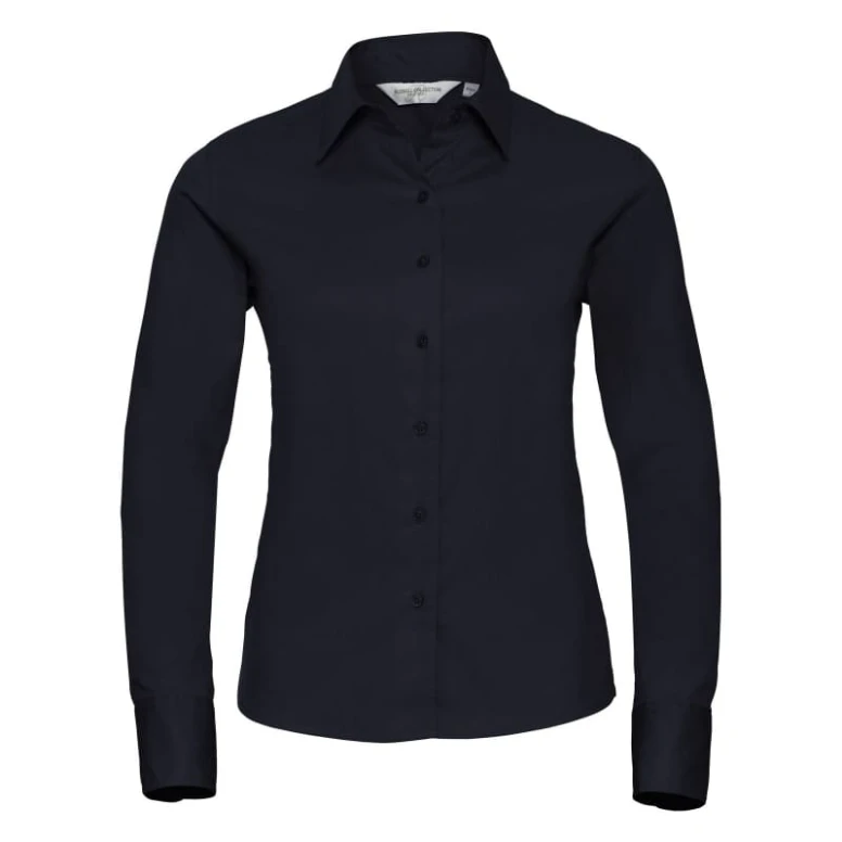 Camisa de trabajo Clásica de manga larga en Twill Mujer Russell - JE916F