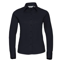 Camisa de trabajo Clásica de manga larga en Twill Mujer Russell - JE916F