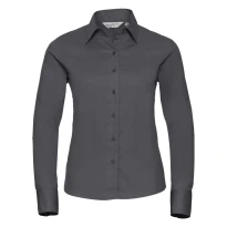 Camisa de trabajo Clásica de manga larga en Twill Mujer Russell - JE916F