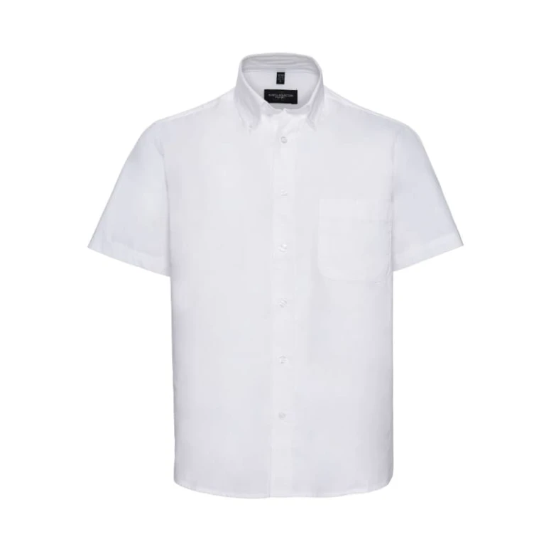 Camisa de trabajo Clásica de manga corta 100% Algodón Twill Russell - JE917M
