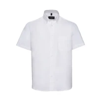 Camisa de trabajo Clásica de manga corta 100% Algodón Twill Russell - JE917M
