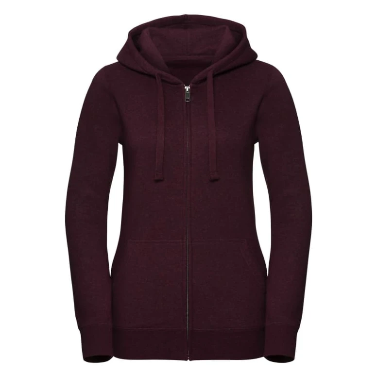 Sudadera de trabajo con capucha y cremallera Authentic Mujer Russell - JE263F