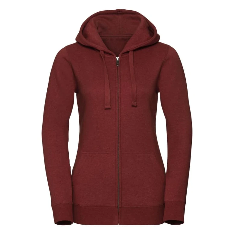 Sudadera de trabajo con capucha y cremallera Authentic Mujer Russell - JE263F