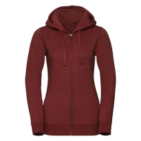 Sudadera de trabajo con capucha y cremallera Authentic Mujer Russell - JE263F