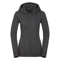 Sudadera de trabajo con capucha y cremallera Authentic Mujer Russell - JE263F