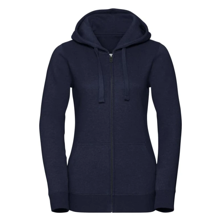 Sudadera de trabajo con capucha y cremallera Authentic Mujer Russell - JE263F