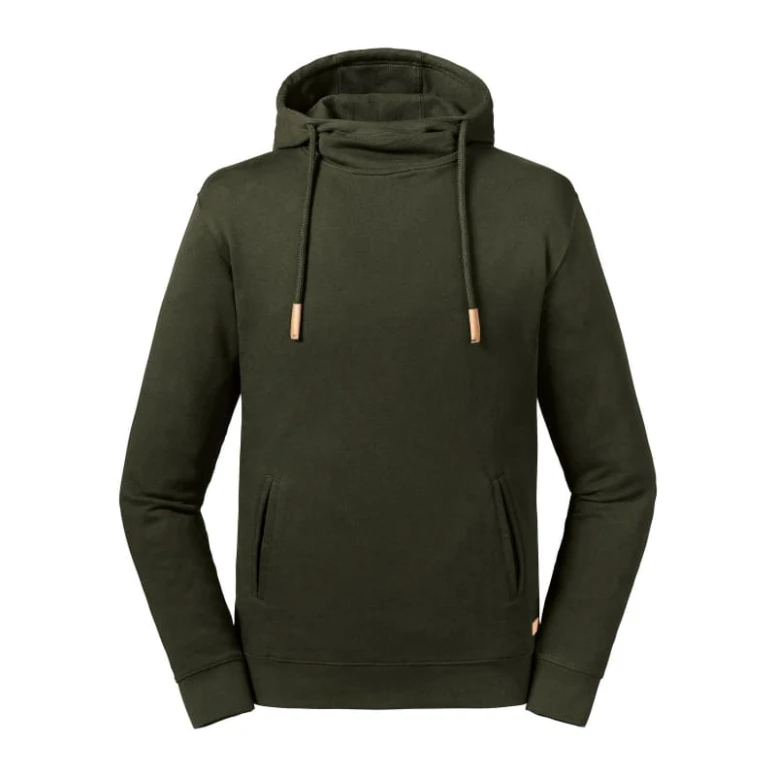 Sudadera de trabajo con capucha con cuello alto Russell - JE209M