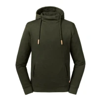Sudadera de trabajo con capucha con cuello alto Russell - JE209M