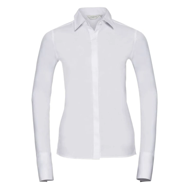 Camisa de trabajo Ultimate Stretch de manga larga Mujer Russell - JE960F