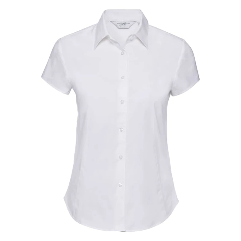 Stretch de manga corta Mujer Russell camisa de trabajo - JE947F