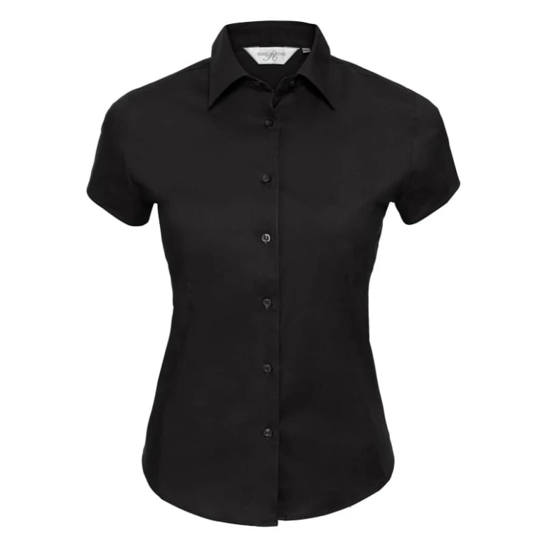 Stretch de manga corta Mujer Russell camisa de trabajo - JE947F